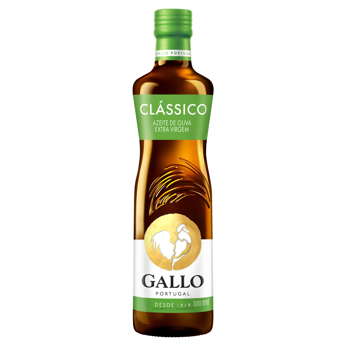AZEITE DE OLIVA EXTRA VIRGEM CLÁSSICO PORTUGUÊS GALLO VIDRO 500ML