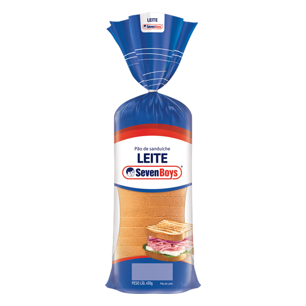 PÃO DE LEITE SEVEN BOYS PACOTE 450G