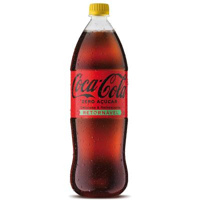 REFRIGERANTE SEM AÇÚCAR COCA-COLA GARRAFA RETORNÁVEL 2L