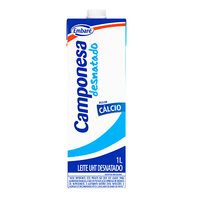 LEITE UHT DESNATADO CAMPONESA – 1L
